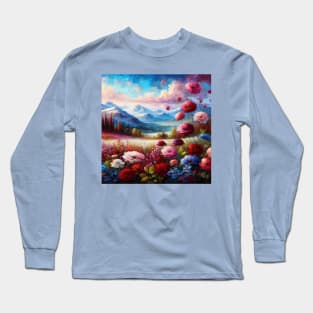 Field of Dream Flowers Long Sleeve T-Shirt